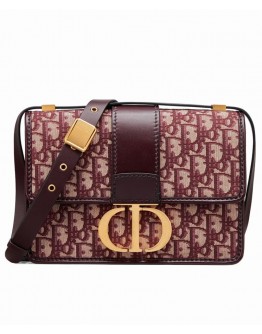 Dior 30 Montaigne flap bag Red