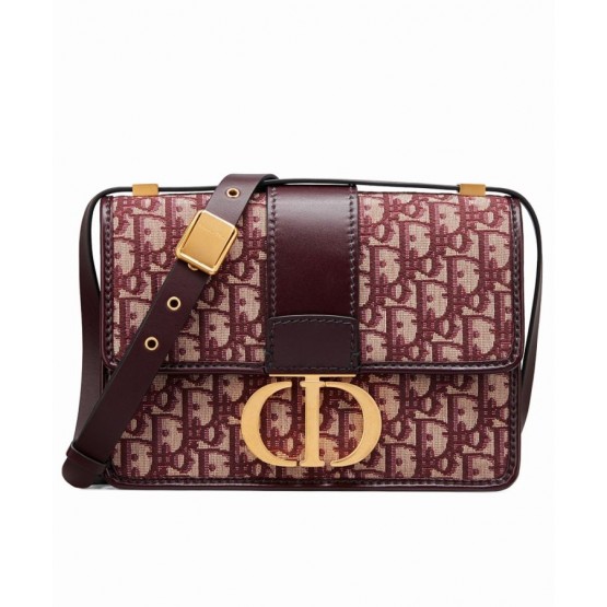 Dior 30 Montaigne flap bag Red
