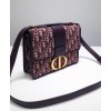 Dior 30 Montaigne flap bag Red