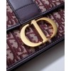 Dior 30 Montaigne flap bag Red