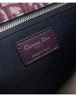 Dior 30 Montaigne flap bag Red