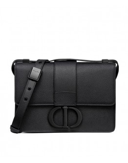 Dior 30 Montaigne Lambskin Box Bag Black