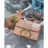 Dior 30 Montaigne Lambskin Box Bag Pink