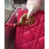 Dior Lady Dior Mini Classic Tote Bag With Lambskin