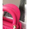 Dior Lady Dior Mini Classic Tote Bag With Lambskin