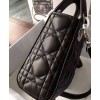 Dior Lady Dior Mini Classic Tote Bag With Lambskin