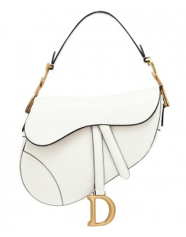 Dior Saddle Calfskin Bag M0446 White