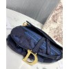 Dior Saddle Camouflage Embroidered Canvas Bag