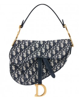 Dior Saddle Bag M0446 Dark Blue