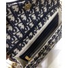 Dior Saddle long wallet with flap S5614 Dark Blue