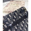 Dior Oblique Saddle Belt Bag Dark Blue