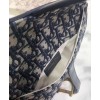 Dior Oblique Saddle Belt Bag Dark Blue