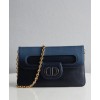 Dior Medium Diordouble Bag Blue