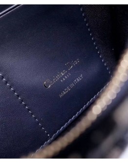 Christian Dior 30 Montaigne 2-In-1 Pouch Dark Blue