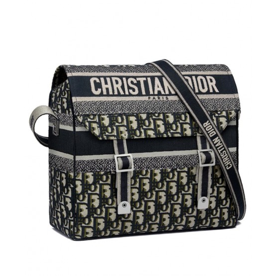 Dior Oblique Diorcamp Messenger Bag Green