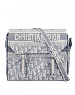 Dior Oblique Diorcamp Messenger Bag Gray