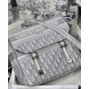 Dior Oblique Diorcamp Messenger Bag Gray