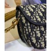 Dior Small Dior Bobby Handbag Dark Blue