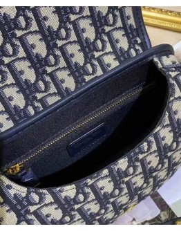 Dior Small Dior Bobby Handbag Dark Blue