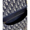 Dior Medium Dior Bobby Handbag Dark Blue