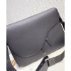 Christian Dior Saddle Messenger Bag Black