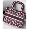Dior Mini Book Tote Original Dior Oblique Embroidered Canvas Bag