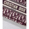 Dior Mini Book Tote Original Dior Oblique Embroidered Canvas Bag