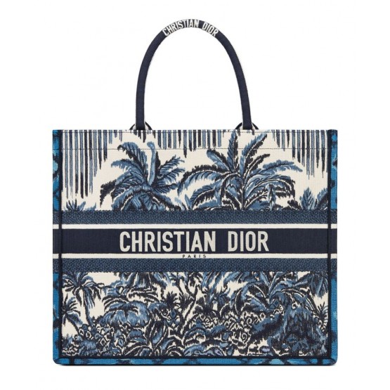 Dior Book Tote Blue