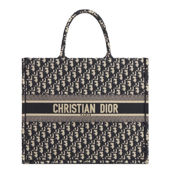 Dior Book Tote bag M1286 Dark Blue