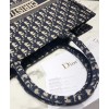 Dior Book Tote bag M1286 Dark Blue