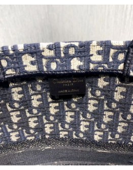 Dior Book Tote bag M1286 Dark Blue