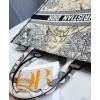 Dior Blue Multicolor Dior Around the World Embroidery Blue