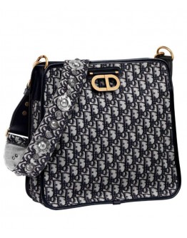 Dior Oblique Canvas Dark Blue