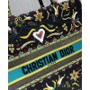 Dior Book Tote Embroidered Canvas Tote Green