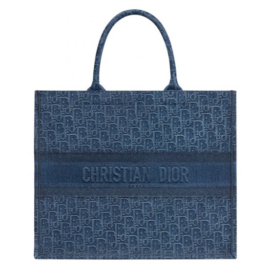 Dior Book Tote bag M1286 Blue