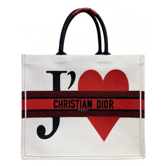 Dior Book Tote bag White