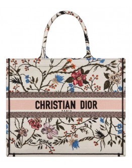 Dior The Book Tote Bag White