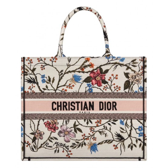 Dior The Book Tote Bag White