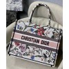 Dior Small Dior Book Tote White