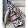 Dior Small Dior Book Tote White