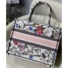 Dior Small Dior Book Tote White