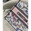 Dior Small Dior Book Tote White