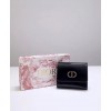Christian Dior 30 Montaigne Lotus Wallet Black