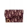 Dior Oblique Saddle Wallet