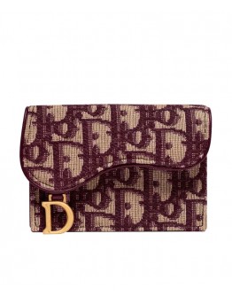 Dior Oblique Saddle Wallet