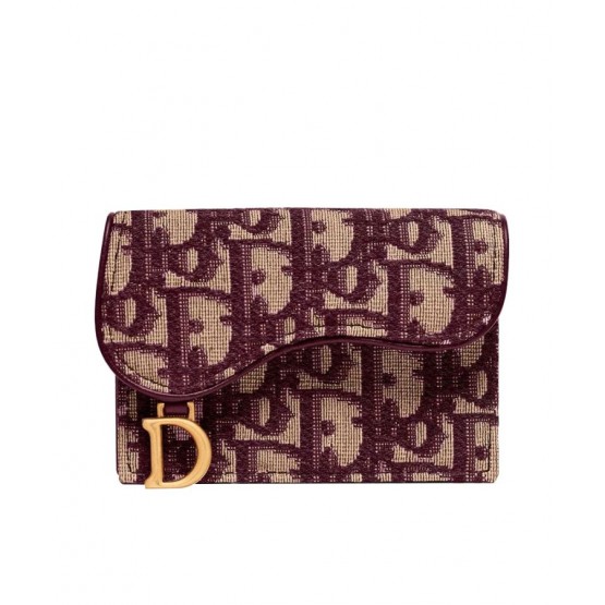 Dior Oblique Saddle Wallet