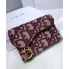 Dior Oblique Saddle Wallet