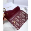 Dior Oblique Saddle Wallet