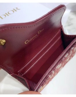 Dior Oblique Saddle Wallet