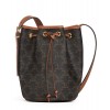 Celine Small Drawstring Bag In Triomphe Canvas